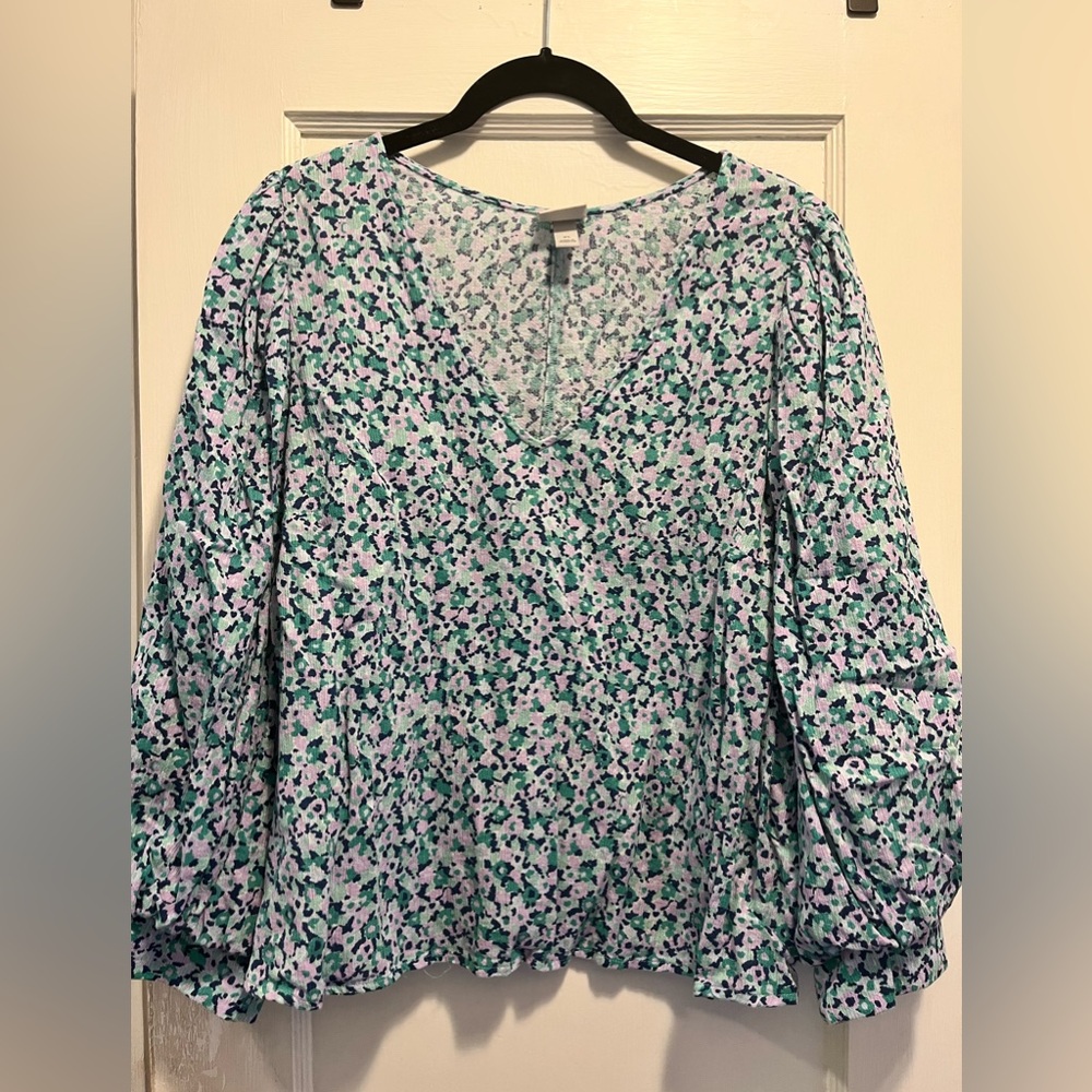 Women’s floral blouse